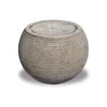 FUENTE DE PIEDRA PEQUEÑA REDONDA CON LUZ LED