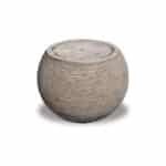 FUENTE DE PIEDRA MEDIANA REDONDA CON LUZ LED