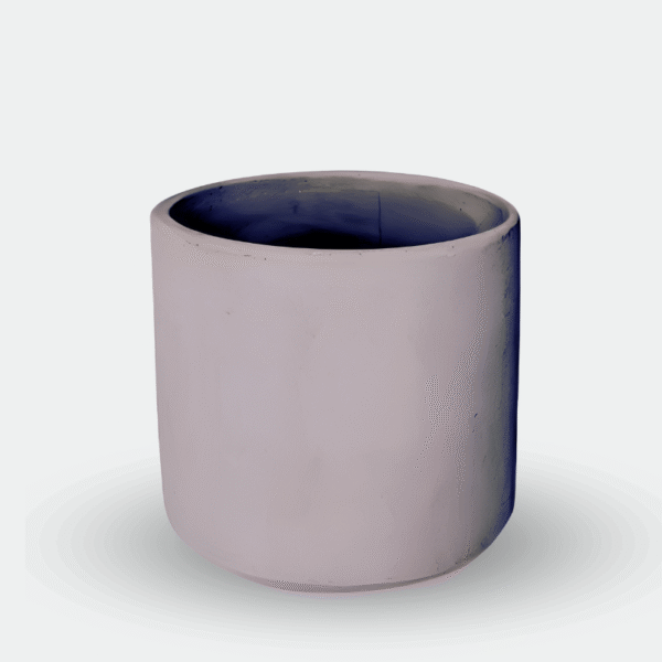MACETA DE BARRO GRIS ROSÉ - Imagen 1