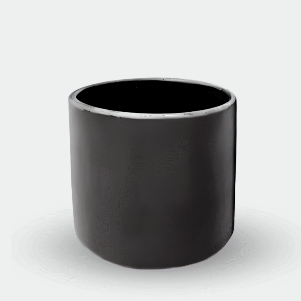 MACETA DE BARRO NEGRO INK - Imagen 1